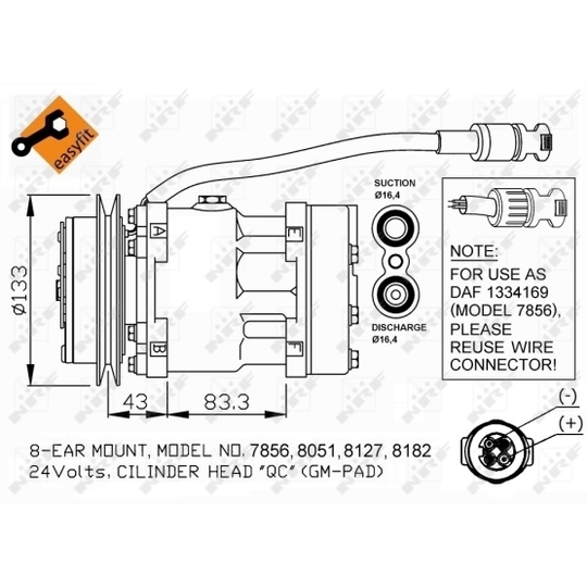 32114 - Compressor, air conditioning 