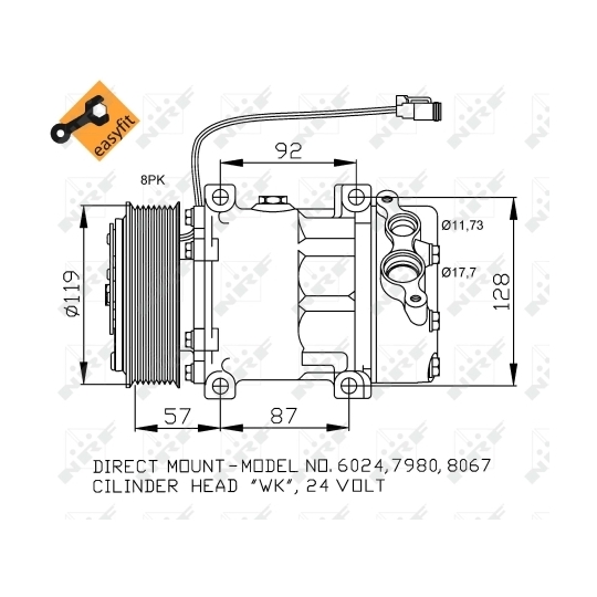 32120 - Compressor, air conditioning 