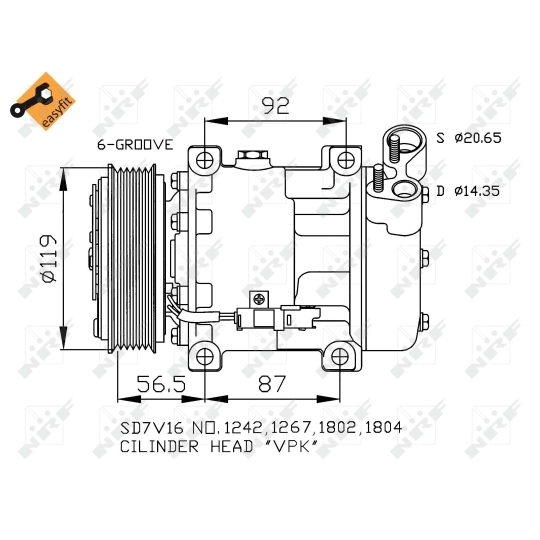 32270 - Compressor, air conditioning 