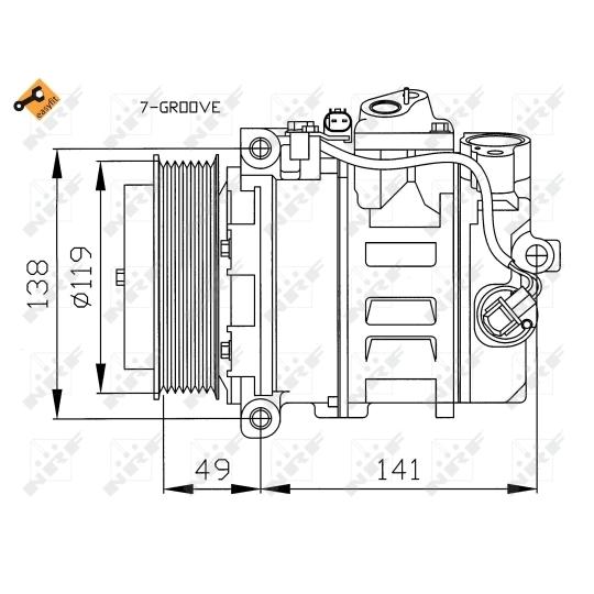 32215 - Kompressori, ilmastointilaite 