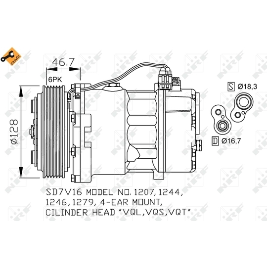 32168 - Compressor, air conditioning 