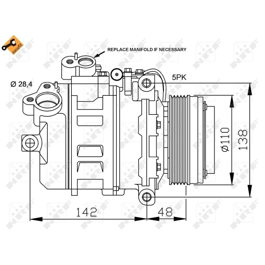 32123 - Kompressori, ilmastointilaite 