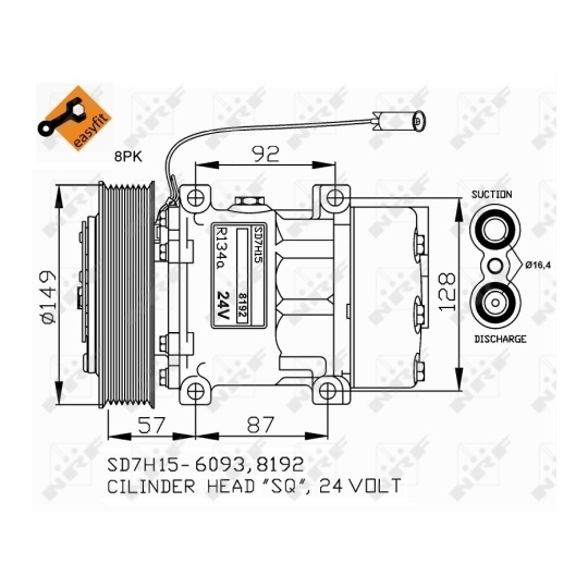 32699G - Compressor, air conditioning 