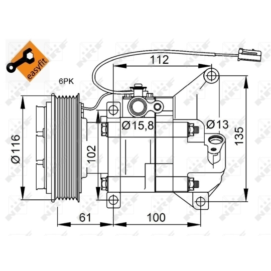 32687 - Compressor, air conditioning 