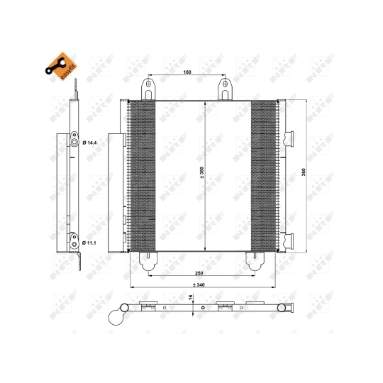 350231 - Kondensaator, kliimaseade 