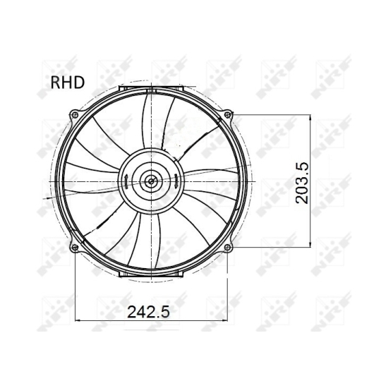 47045 - Fan, radiator 