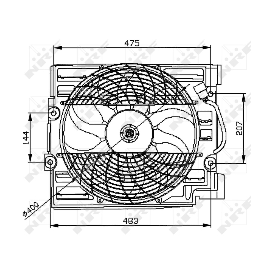 47029 - Ventilaator, mootorijahutus 