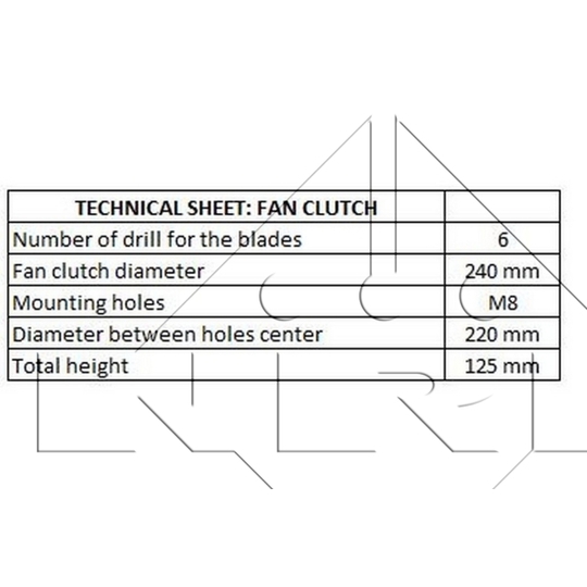 49138 - Clutch, radiator fan 