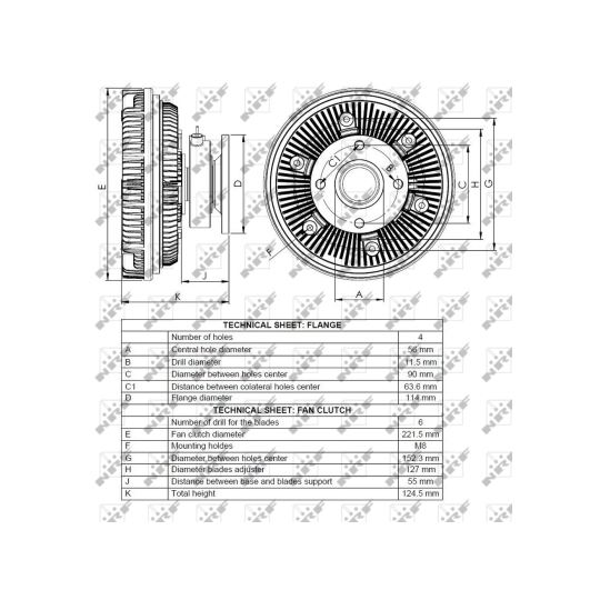 49111 - Sidur, radiaatoriventilaator 