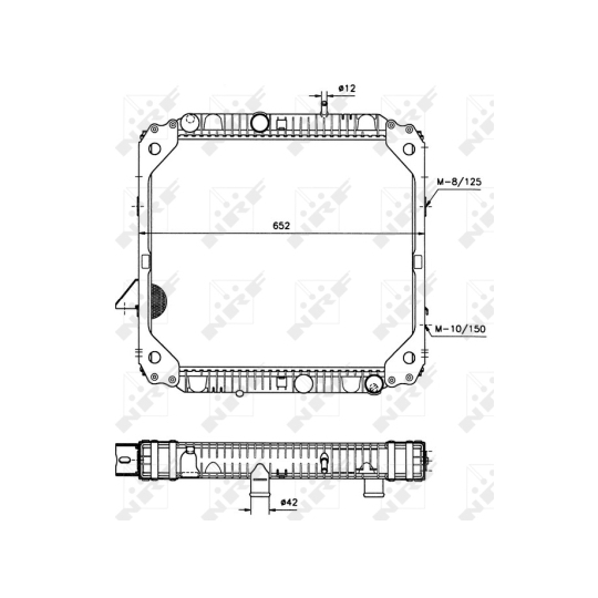 503474 - Radiator, engine cooling 