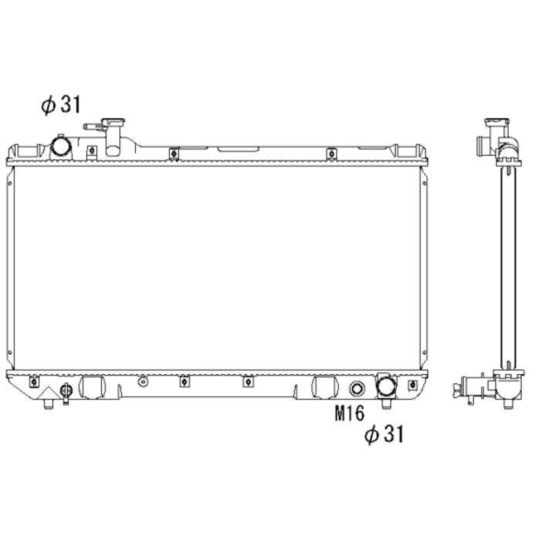 503988 - Radiator, engine cooling 