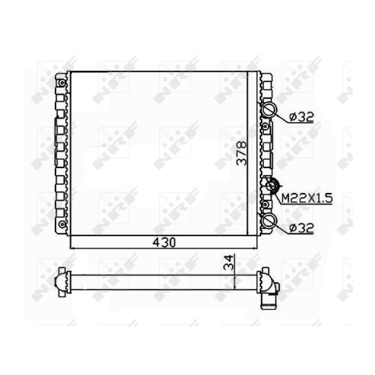 509519 - Kylare, motorkylning 