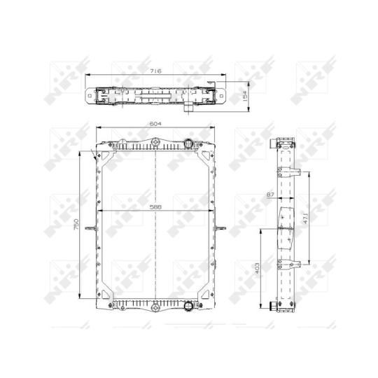 519745 - Radiator, engine cooling 