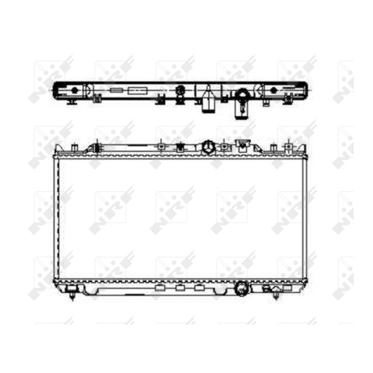 509652 - Radiator, engine cooling 