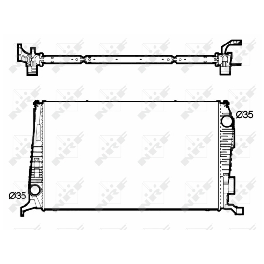 53138 - Radiaator, mootorijahutus 