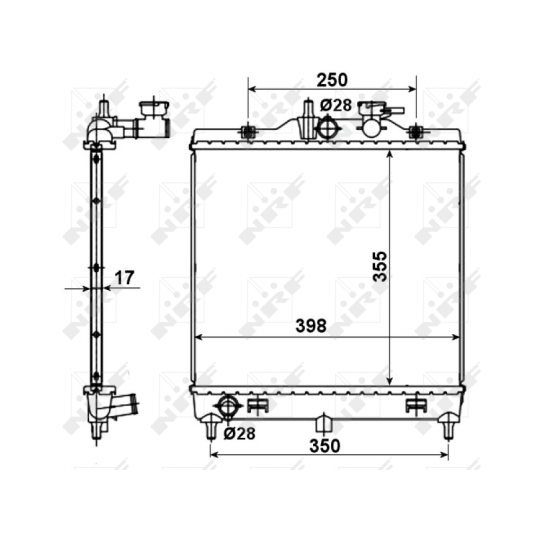 53489 - Radiator, engine cooling 