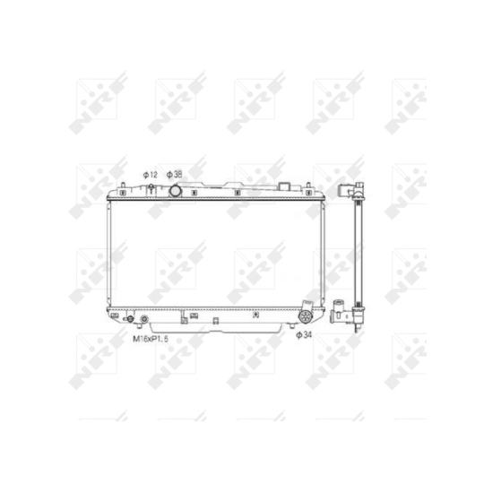 53572 - Radiator, engine cooling 