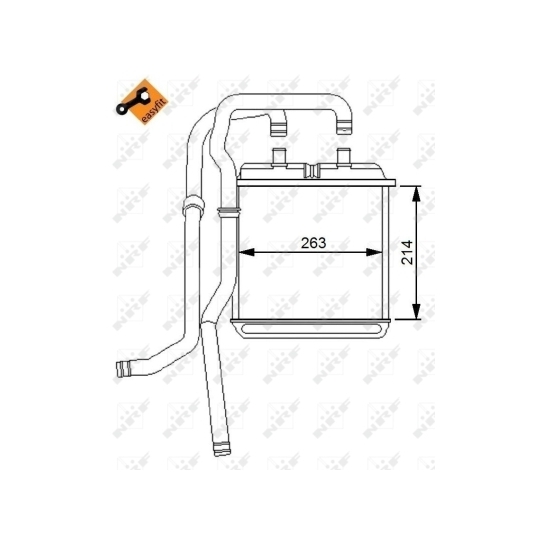 54216 - Heat Exchanger, interior heating 