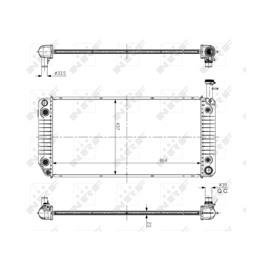 56093 - Radiator, engine cooling 