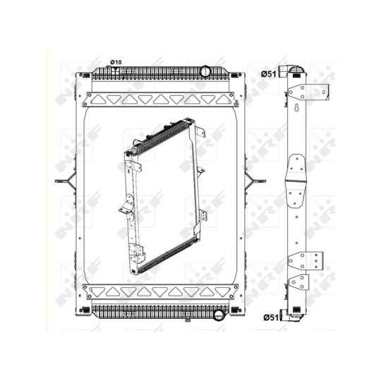 58404 - Radiaator, mootorijahutus 