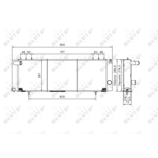 50231 - Radiaator, mootorijahutus 