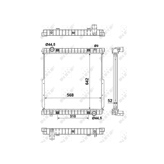 50271 - Radiator, engine cooling 