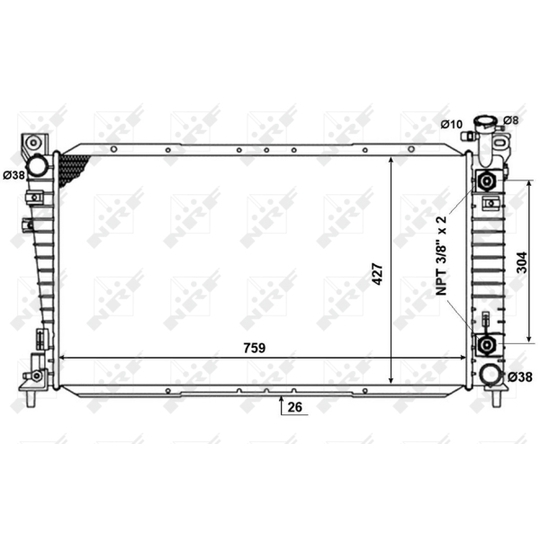 50334 - Radiator, engine cooling 