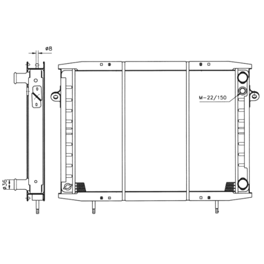 50409 - Radiator, engine cooling 