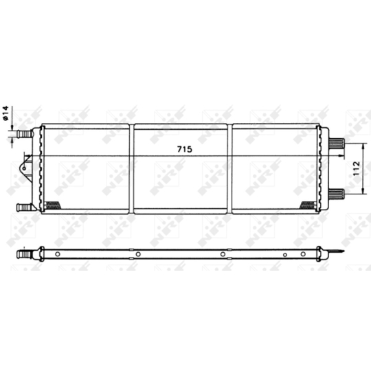 50426 - Radiaator, mootorijahutus 