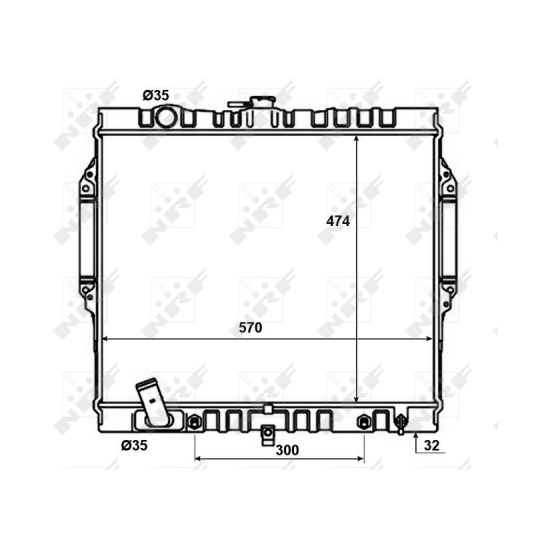 50449 - Radiator, engine cooling 