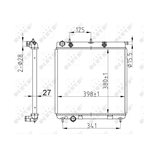 50429 - Radiaator, mootorijahutus 