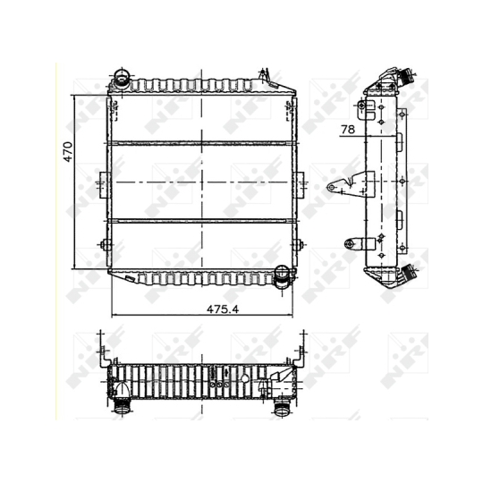 50473 - Radiator, engine cooling 