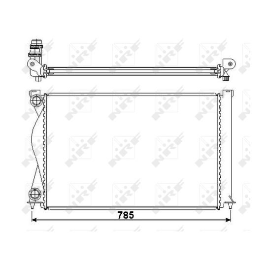 50596 - Radiator, engine cooling 