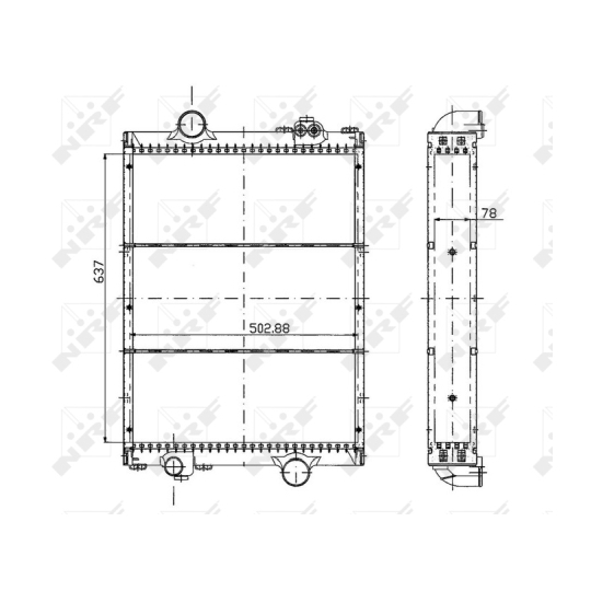 50495 - Radiator, engine cooling 