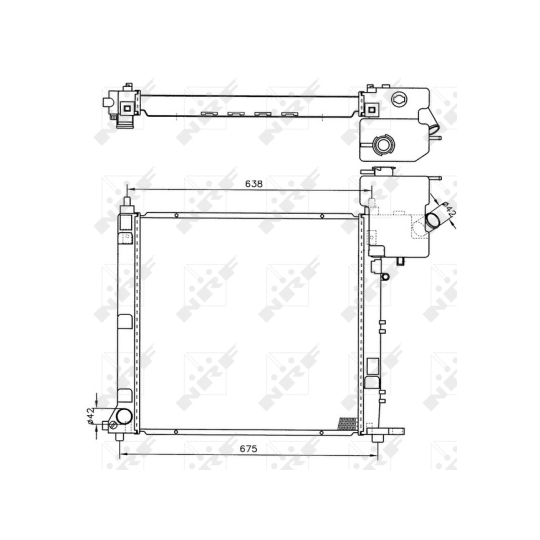 50598 - Radiator, engine cooling 