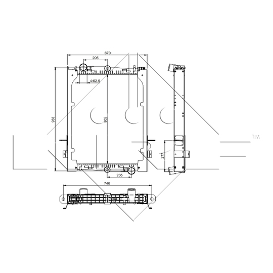 509585 - Radiaator, mootorijahutus 