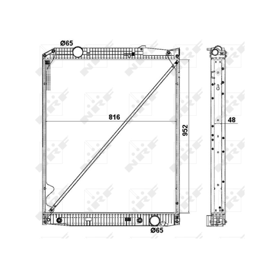 519577 - Radiator, engine cooling 