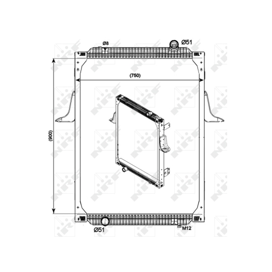 529700 - Radiator, engine cooling 