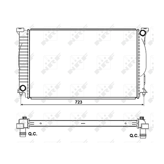  53093 - Radiaator, mootorijahutus 