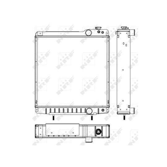 53658 - Radiator, engine cooling 