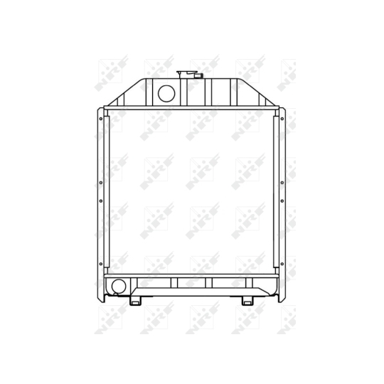 53662 - Radiator, engine cooling 