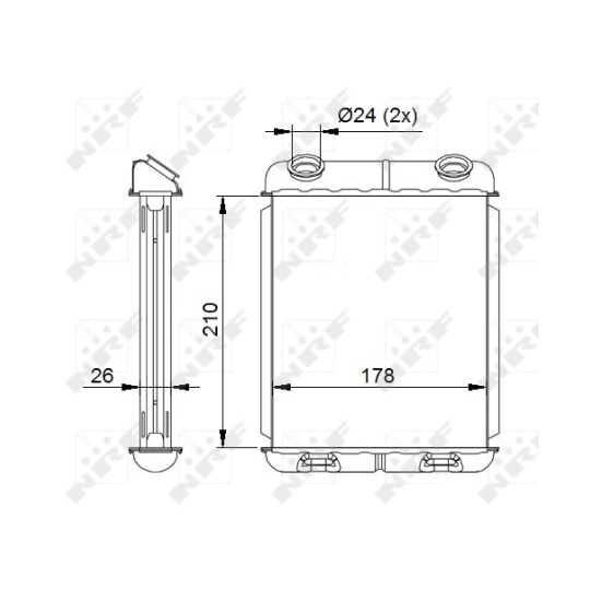 53669 - Heat Exchanger, interior heating 