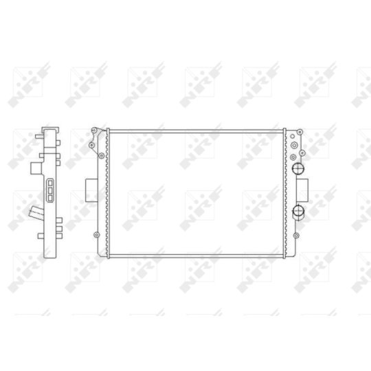 53613 - Radiator, engine cooling 