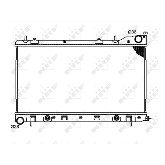 53711 - Radiaator, mootorijahutus 