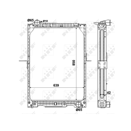 53888 - Radiaator, mootorijahutus 