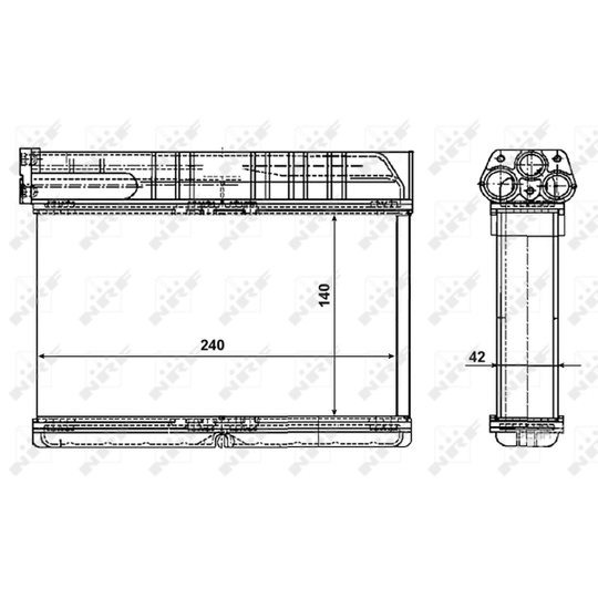 54235 - Heat Exchanger, interior heating 