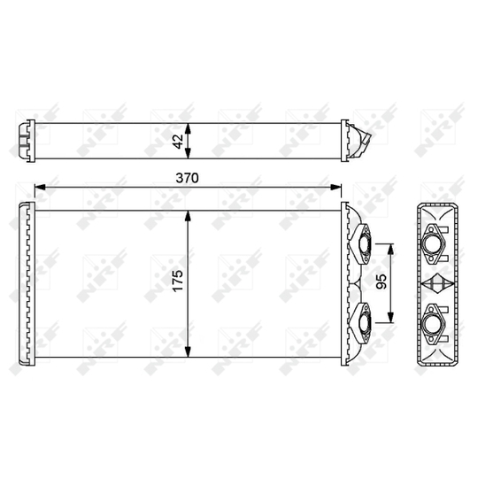 54246 - Heat Exchanger, interior heating 