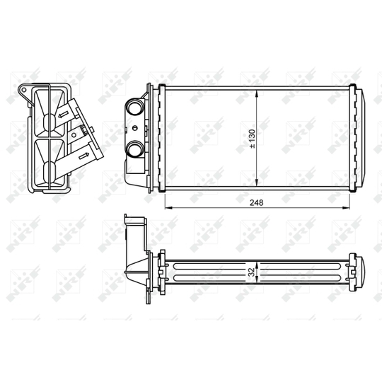 54268 - Heat Exchanger, interior heating 