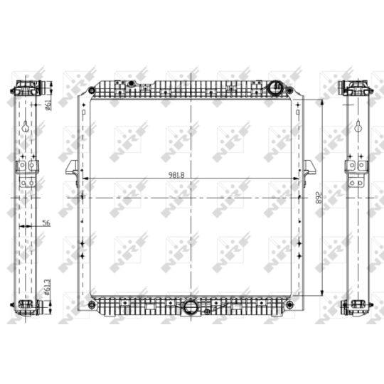 56067 - Radiator, engine cooling 