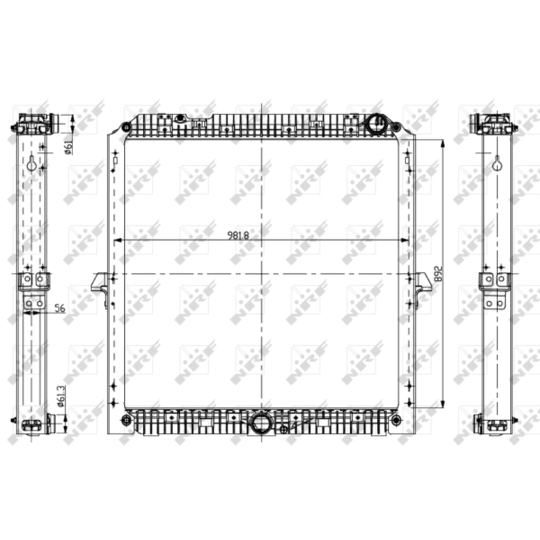 56068 - Radiator, engine cooling 